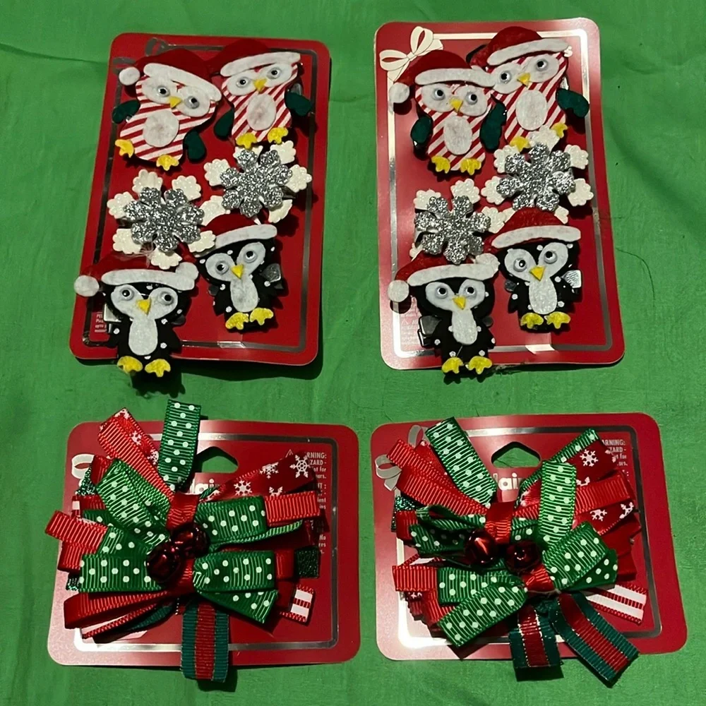 Little girl’s brand  new Claire’s barrette lot 4 pc.